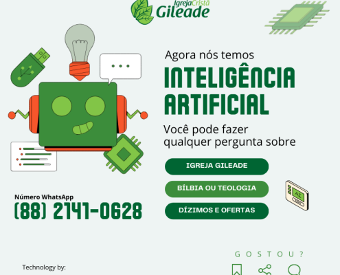 Igreja Gileade de Juazeiro do Norte Inova com Atendimento via Inteligência Artificial nas Redes Sociais