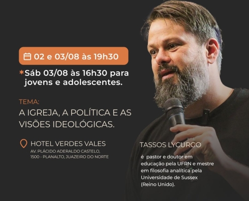 OMEC Traz Dr. Tassos Lycurgo para palestra em Juazeiro do Norte